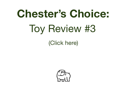 Chester's Choice: Toy Review #3